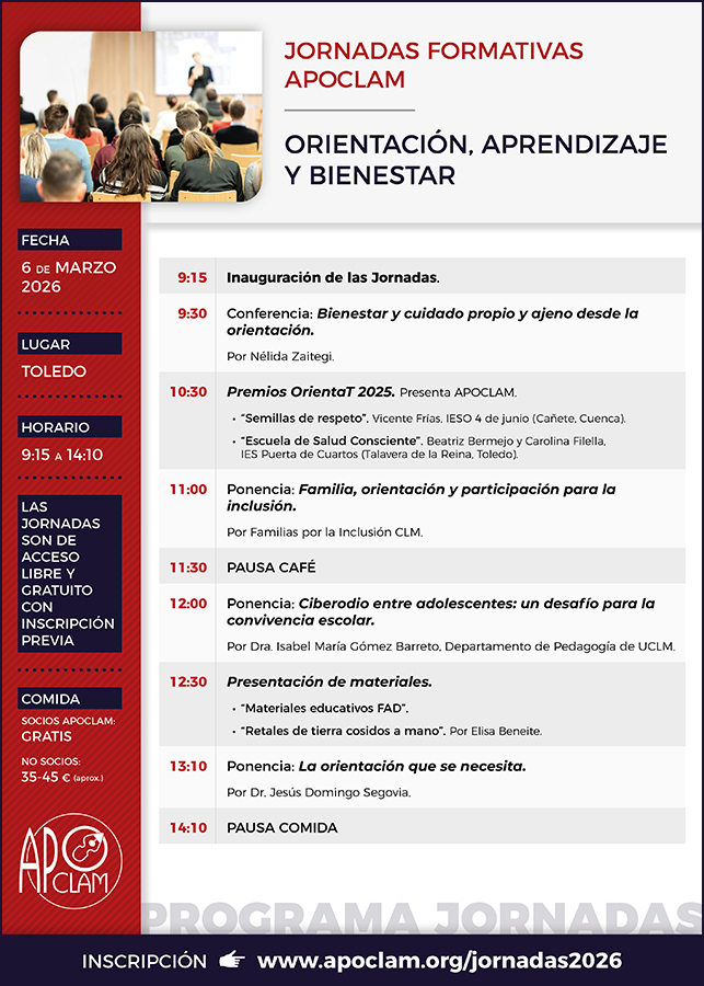 JORNADAS FORMATIVAS ASAMBLEA APOCLAM 06 03 2026