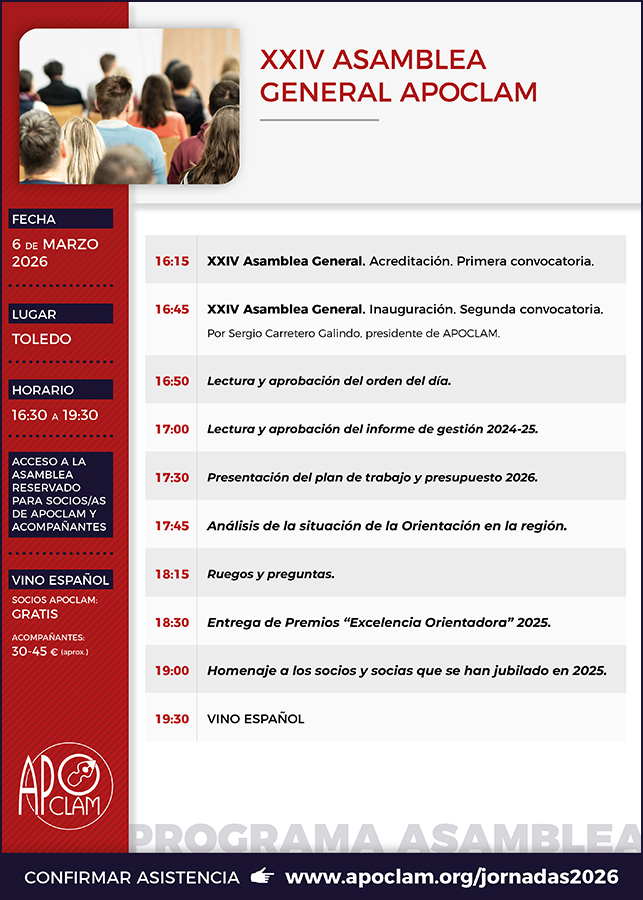 JORNADAS FORMATIVAS ASAMBLEA APOCLAM 06 03 20262